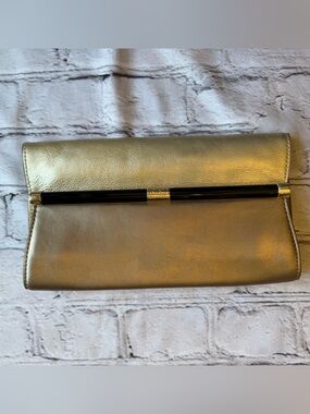 Diane Von Furstenberg Wallet Clutch Neutral Mixed Metallic Designer